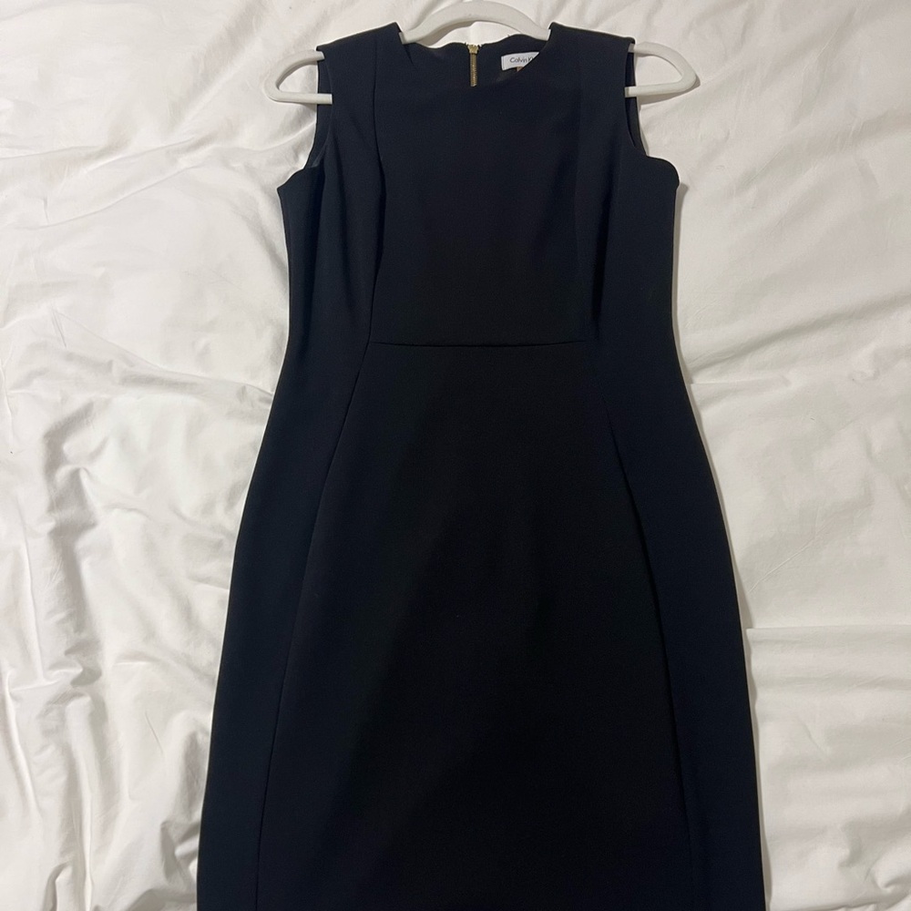 Calvin Klein Black Strapless Dress